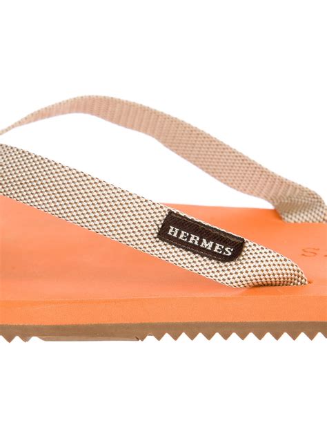 hermes flip flops men's.